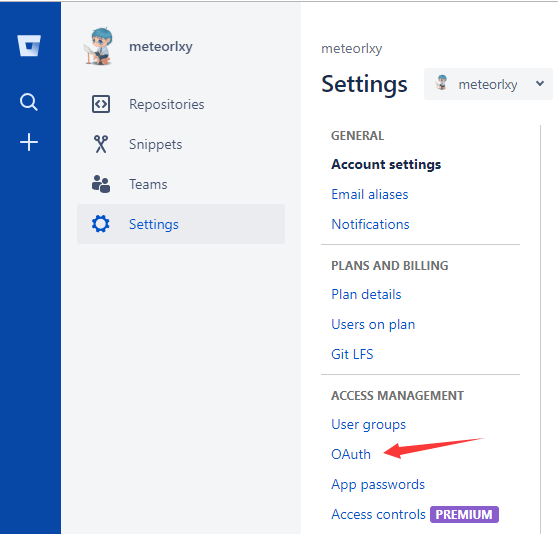 Set up OAuth App - Bitbucket 02