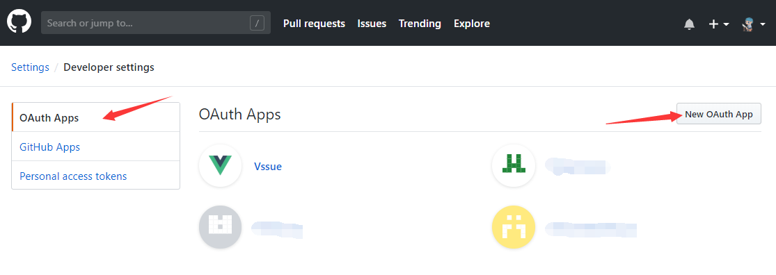 配置 OAuth App - Github 03